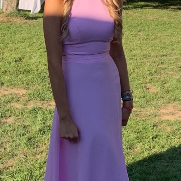 Long pink dress - Picture 4 of 4